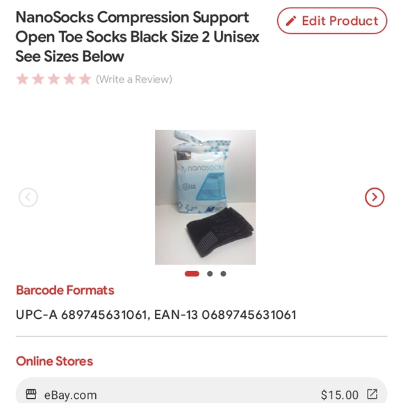 Nanosocks Compression Socks - Picture 1 of 4